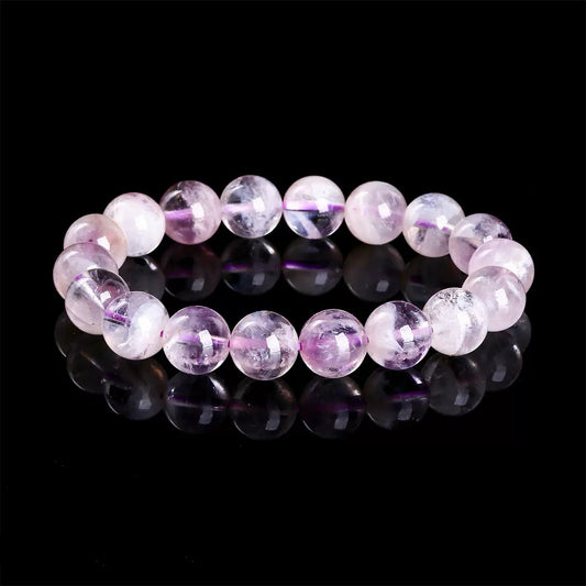 紫水晶幻影金红石石英晶体（玻璃）