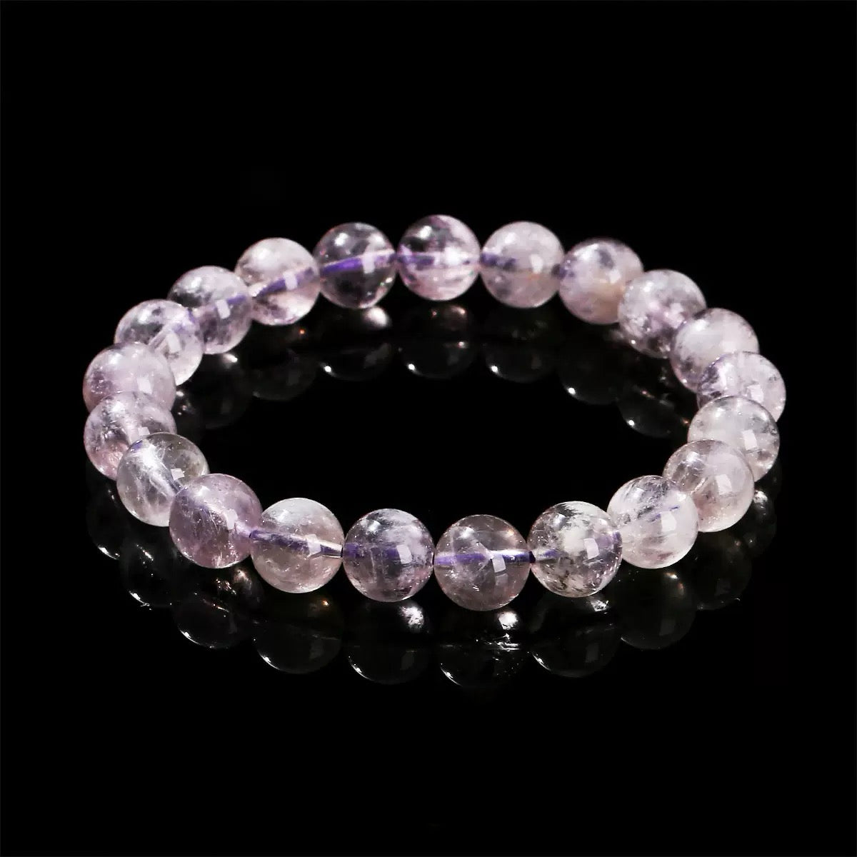 紫水晶金红石石英晶体（浑浊）