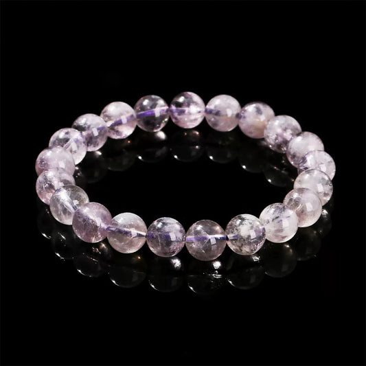 紫水晶金红石石英晶体（浑浊）