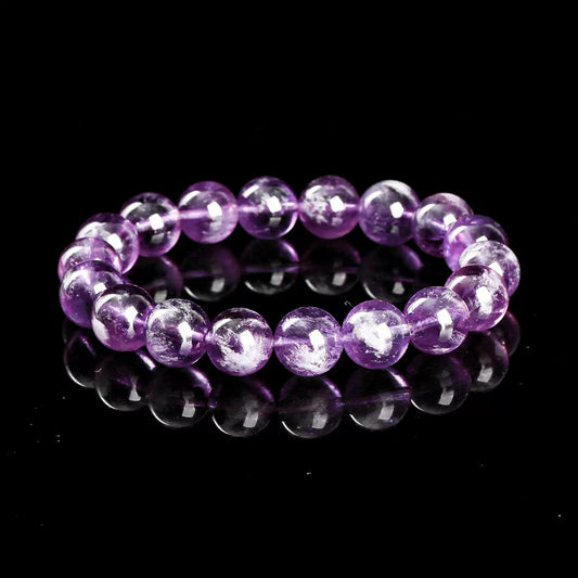 紫水晶金红石石英晶体（葡萄）