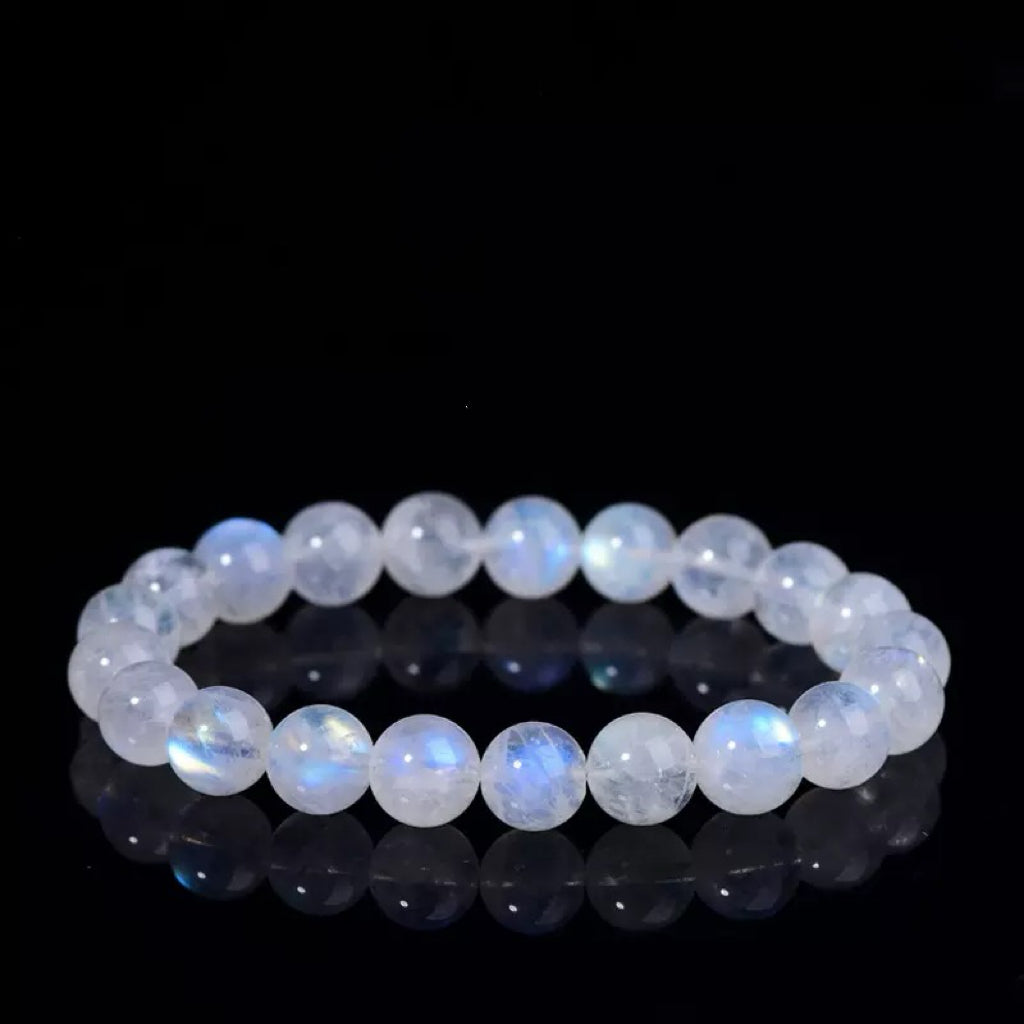 Blue Moonstone crystal （glass） high-quality
