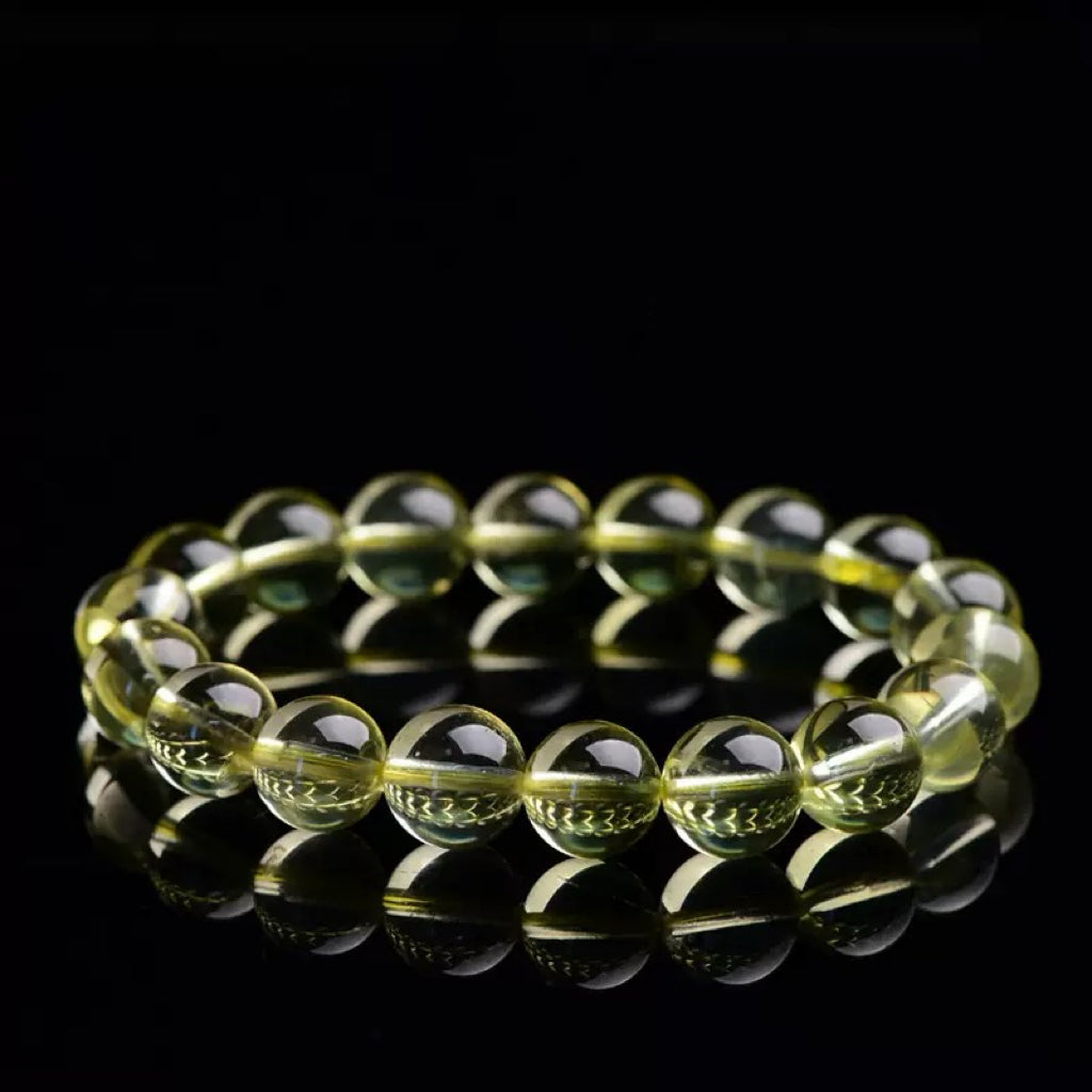 Citrine crystal lemon yellow premium