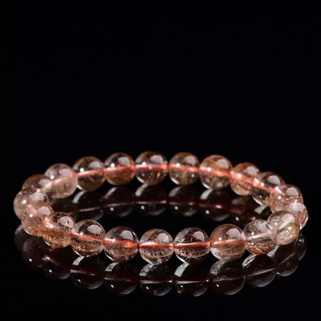 Cooper Rutilated Quartz crystal high-quality