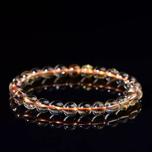 ゴールデンルチルクォーツクリスタル高品質