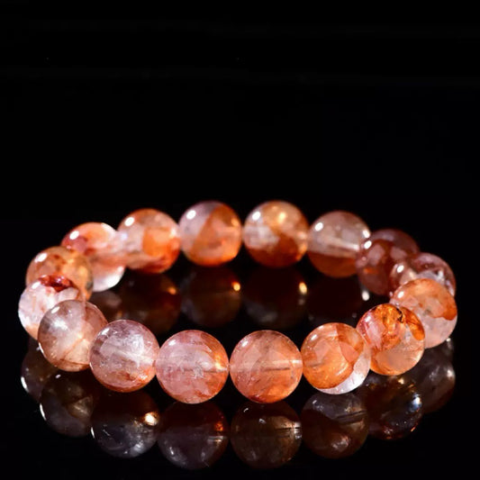 レッドヘマタイトクォーツクリスタルベーシック