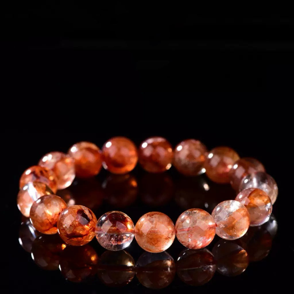 レッドヘマタイトクォーツクリスタル高品質