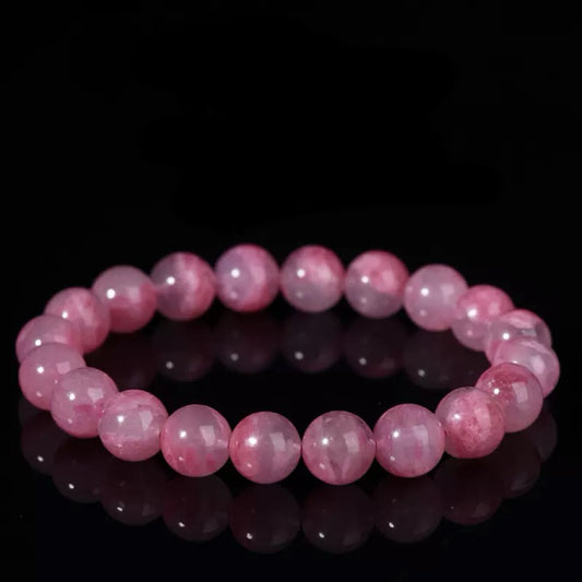 樱花雨菱锰矿晶体高品质