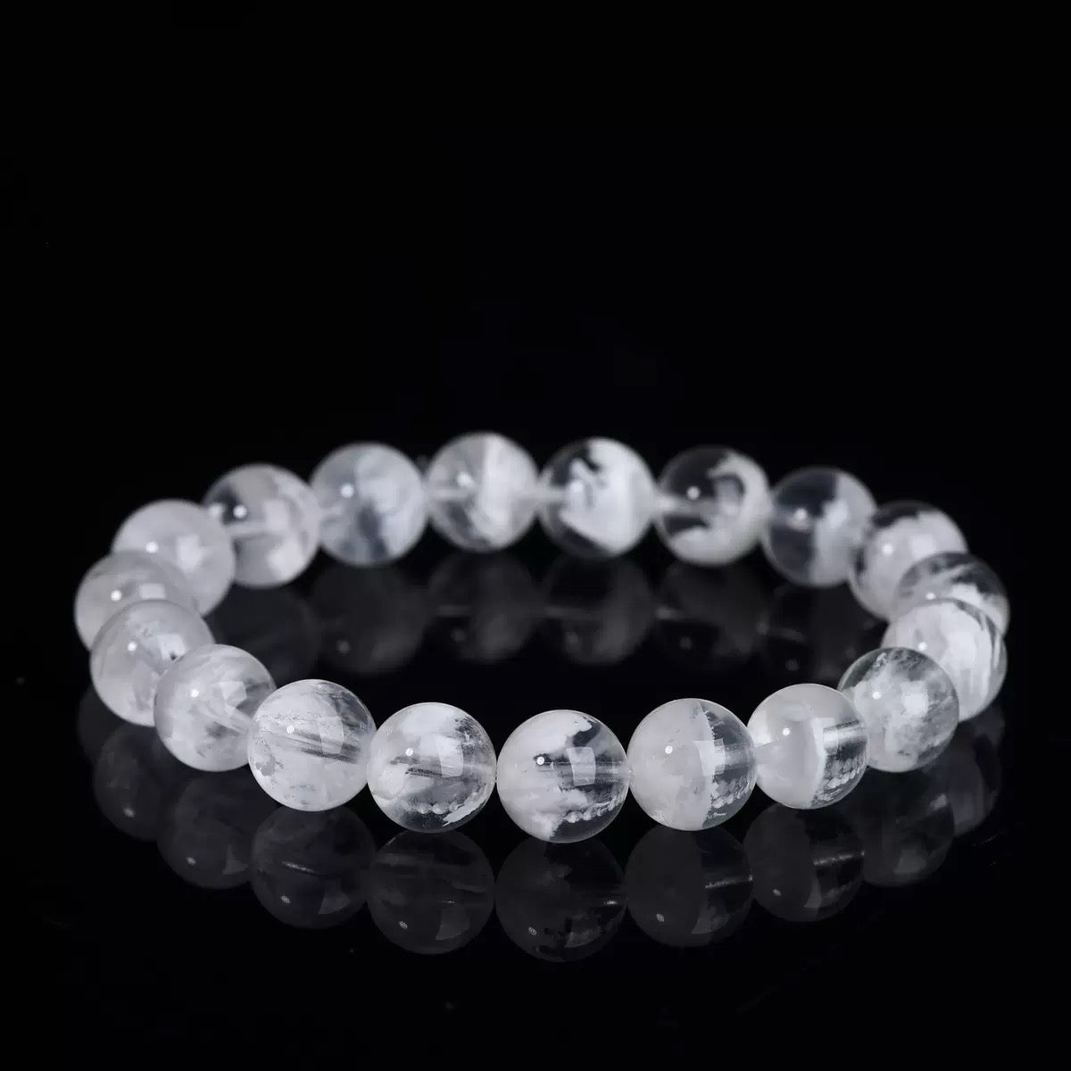 ホワイトファントムクォーツクリスタル（ガラス）プレミアム