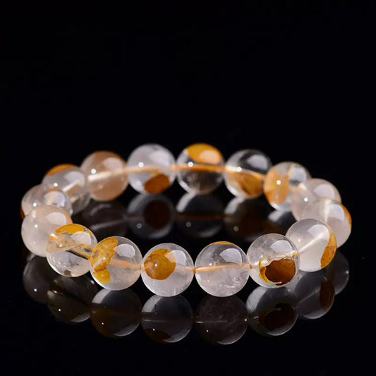 イエローヘマタイトクォーツクリスタルベーシック